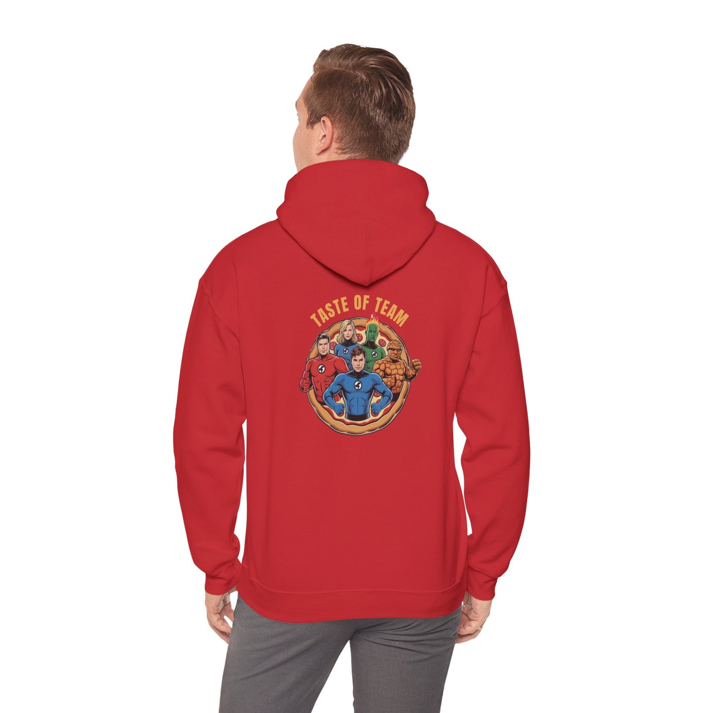 Taste of Team – Fantastic Four Pizza Unity Hoodie