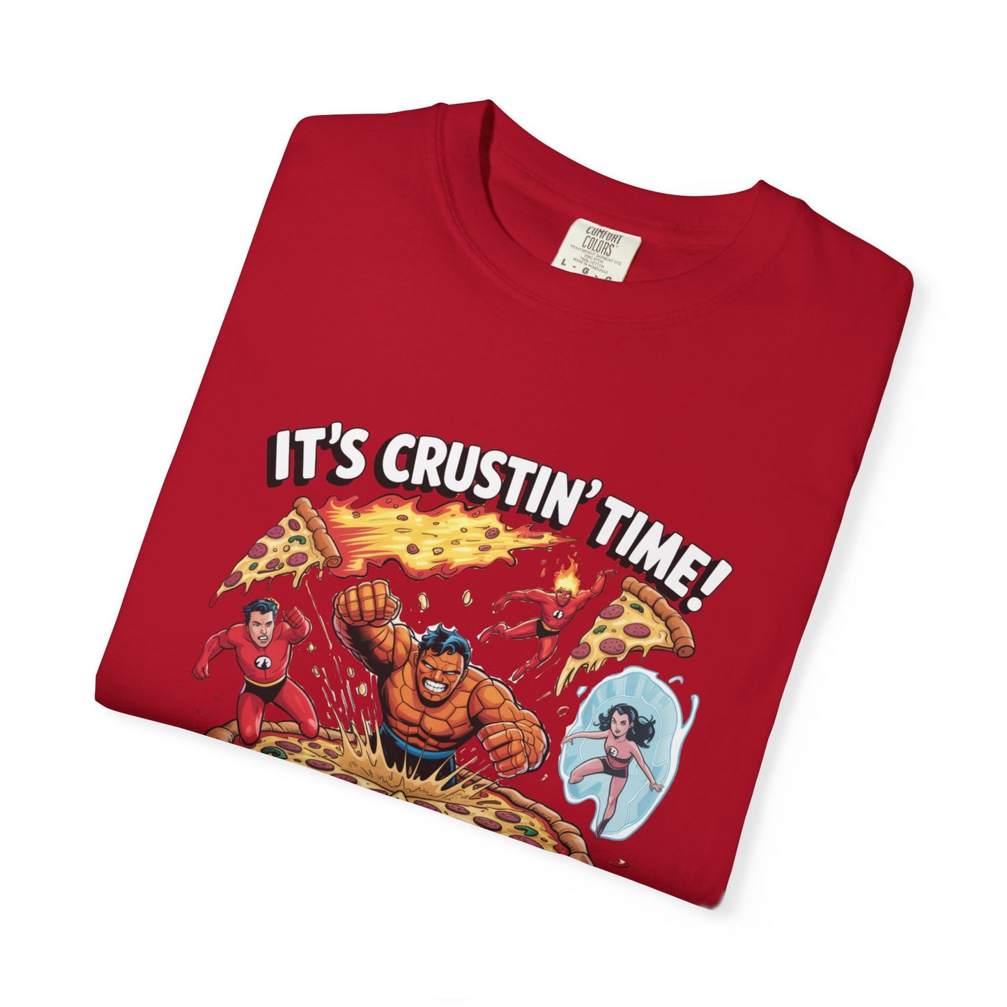It’s Crustin’ Time! – The Pizza Four Epic Battle T-Shirt