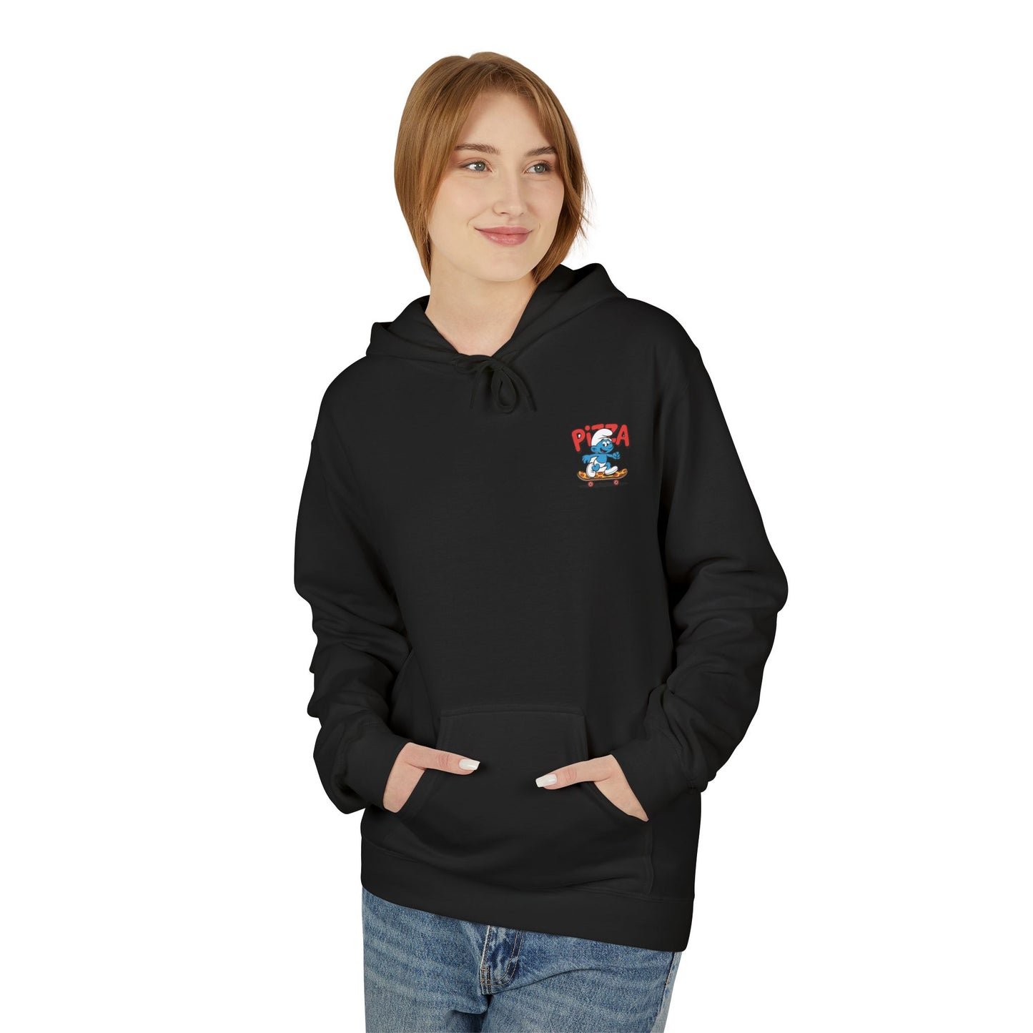 Pizza Skateboard Smurf Hoodie