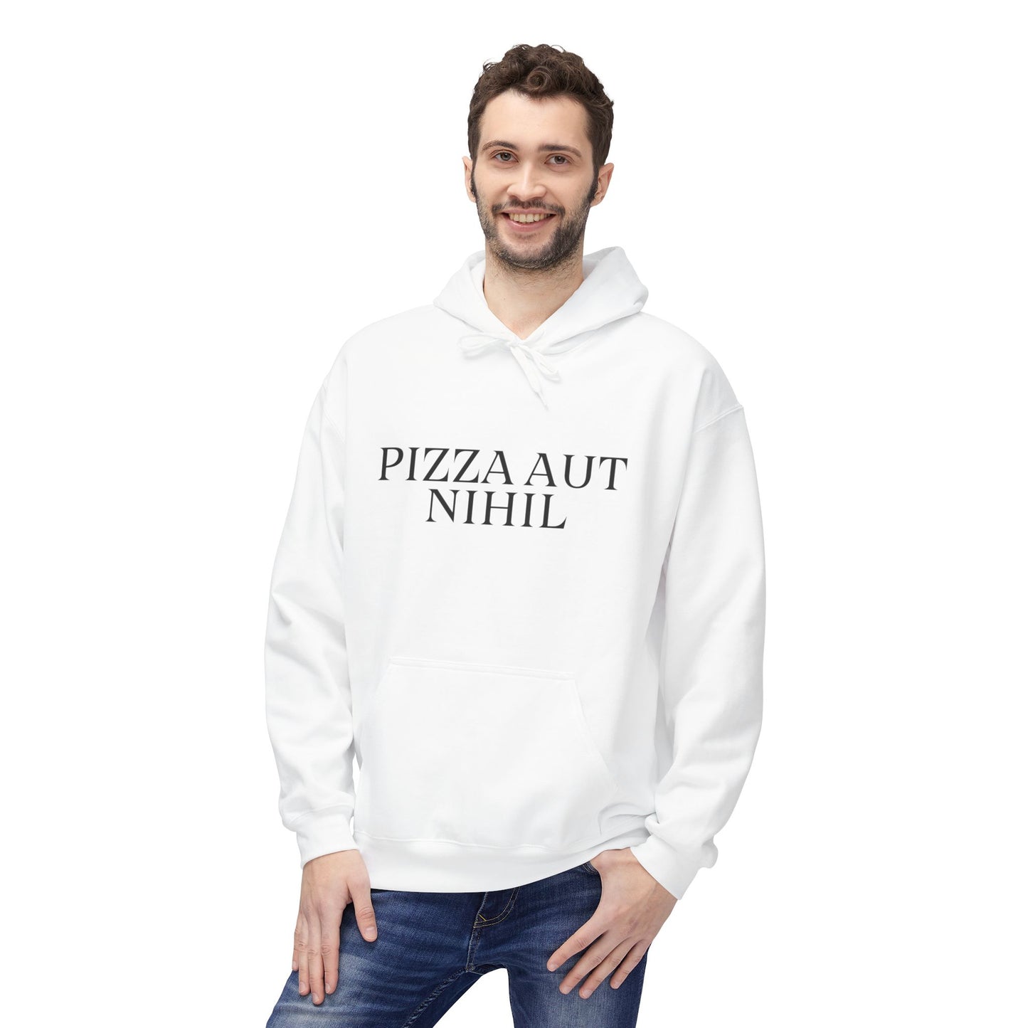 Pizza Aut Nihil Softstyle Hoodie - Unisex Fleece Sweatshirt for Food Lovers