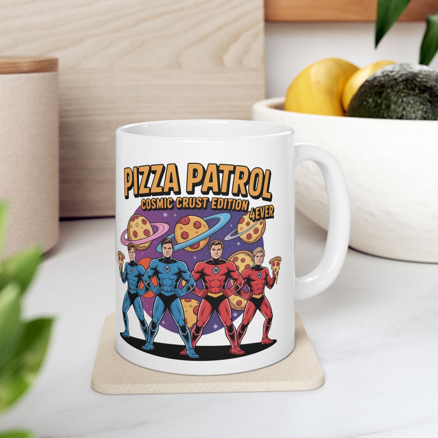 Pizza Patrol – Cosmic Crust Edition Mug