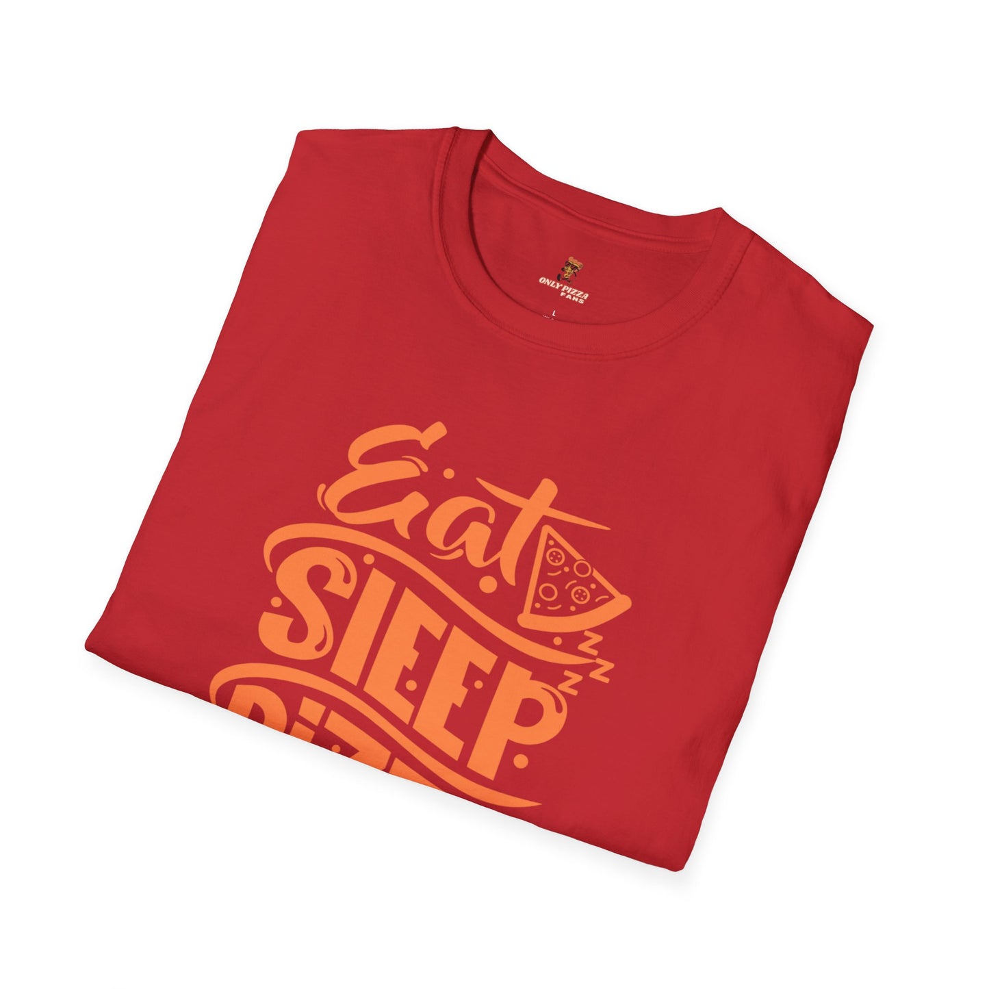 Funny Eat Sleep Pizza Repeat Unisex Softstyle T-Shirt