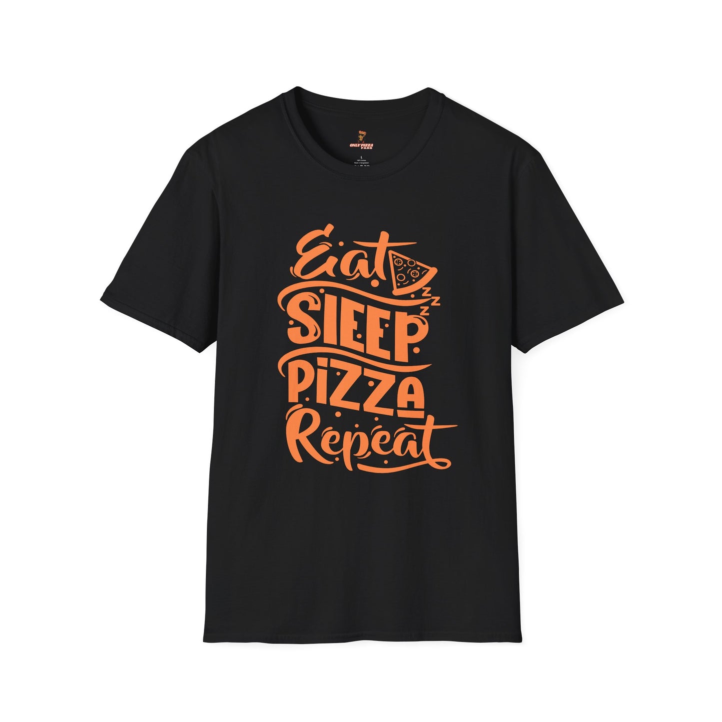Funny Eat Sleep Pizza Repeat Unisex Softstyle T-Shirt