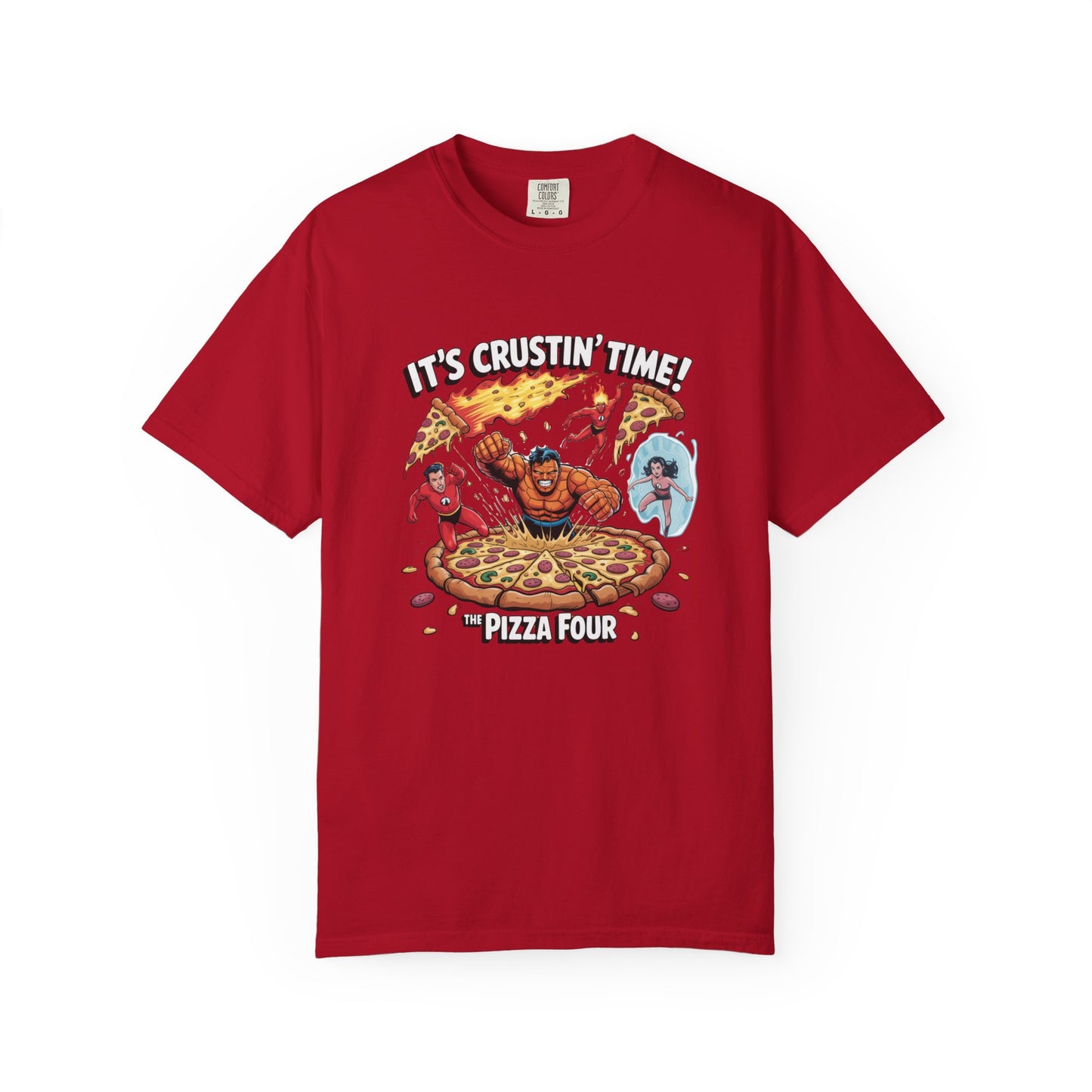 It’s Crustin’ Time! – The Pizza Four Epic Battle T-Shirt