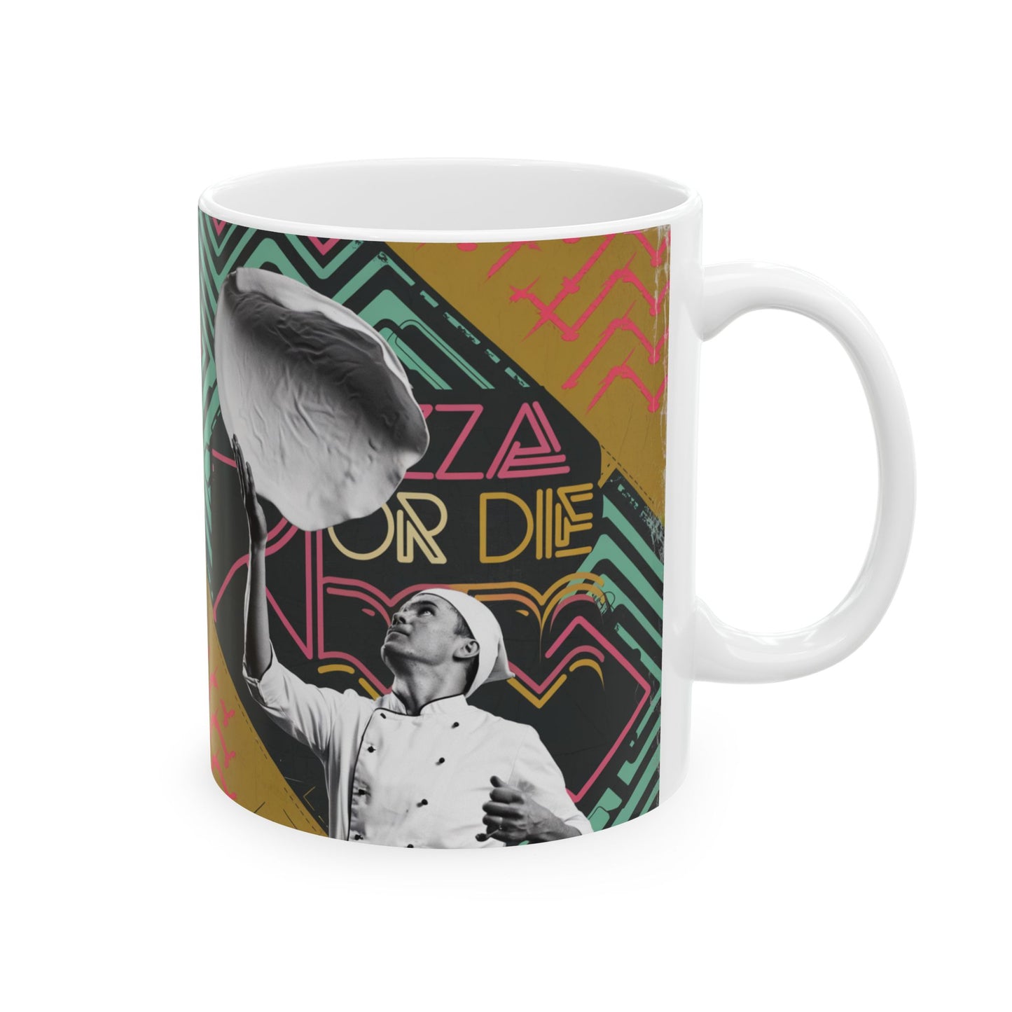 Vibrant Retro Ceramic Mug - Perfect for Coffee Lovers & Gift Givers!