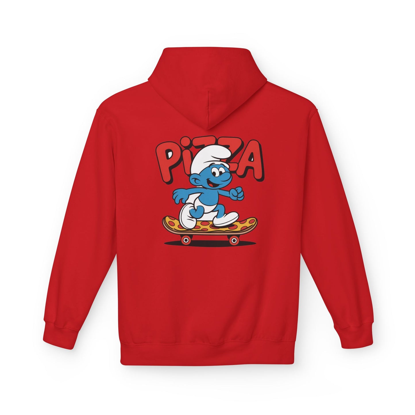 Pizza Skateboard Smurf Hoodie