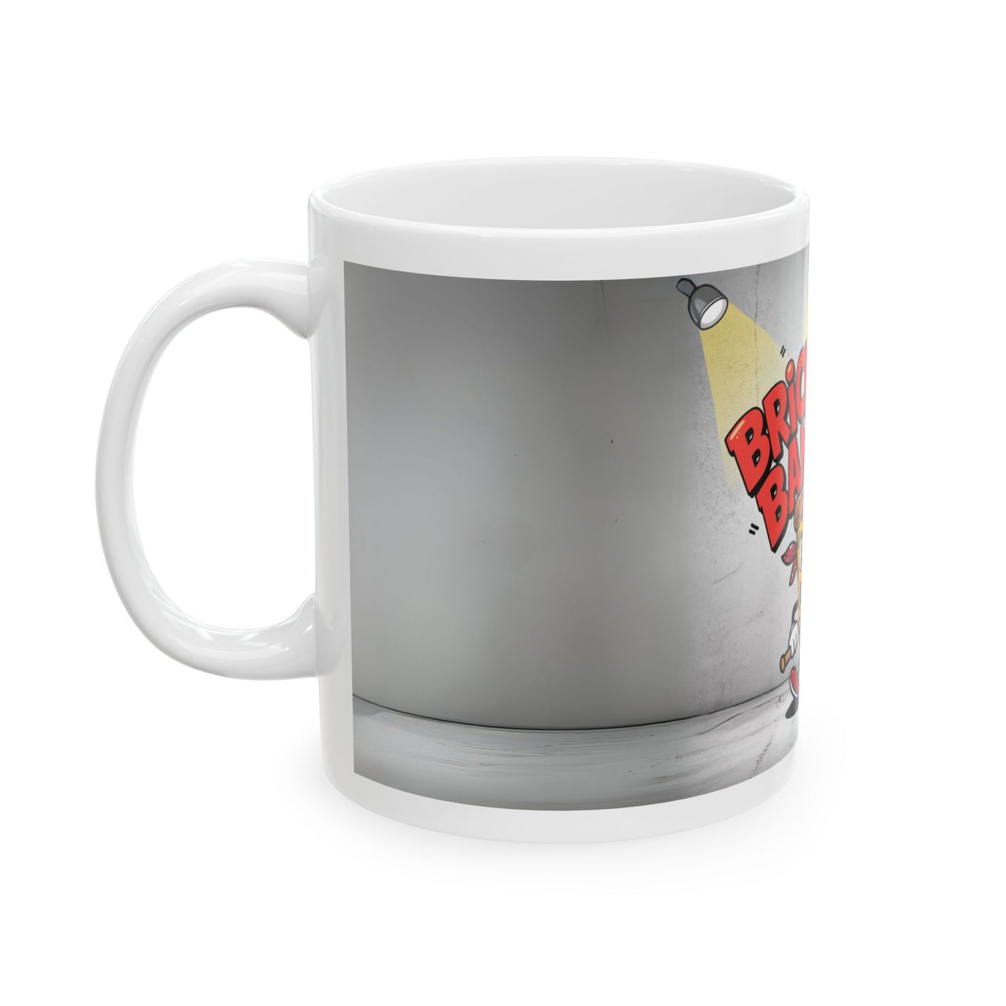 Brick Oven Bandits Ceramic Mug - Fun Pizza-Themed Cup for Food Lovers