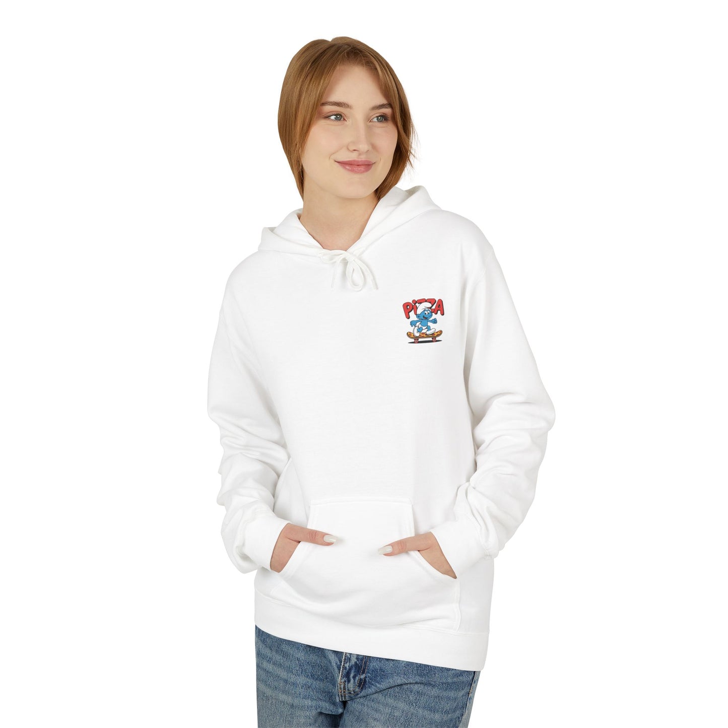 Pizza Skateboard Smurf Hoodie