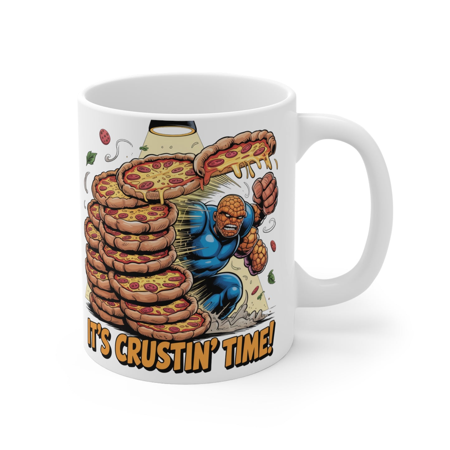 It’s Crustin’ Time! – The Thing Pizza Stack Mug