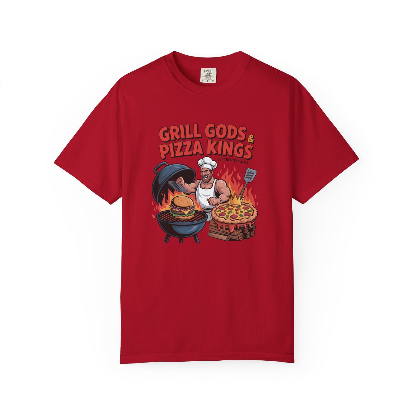 Grill Gods & Pizza Kings T-Shirt, Funny BBQ Shirt, Father's Day Gift