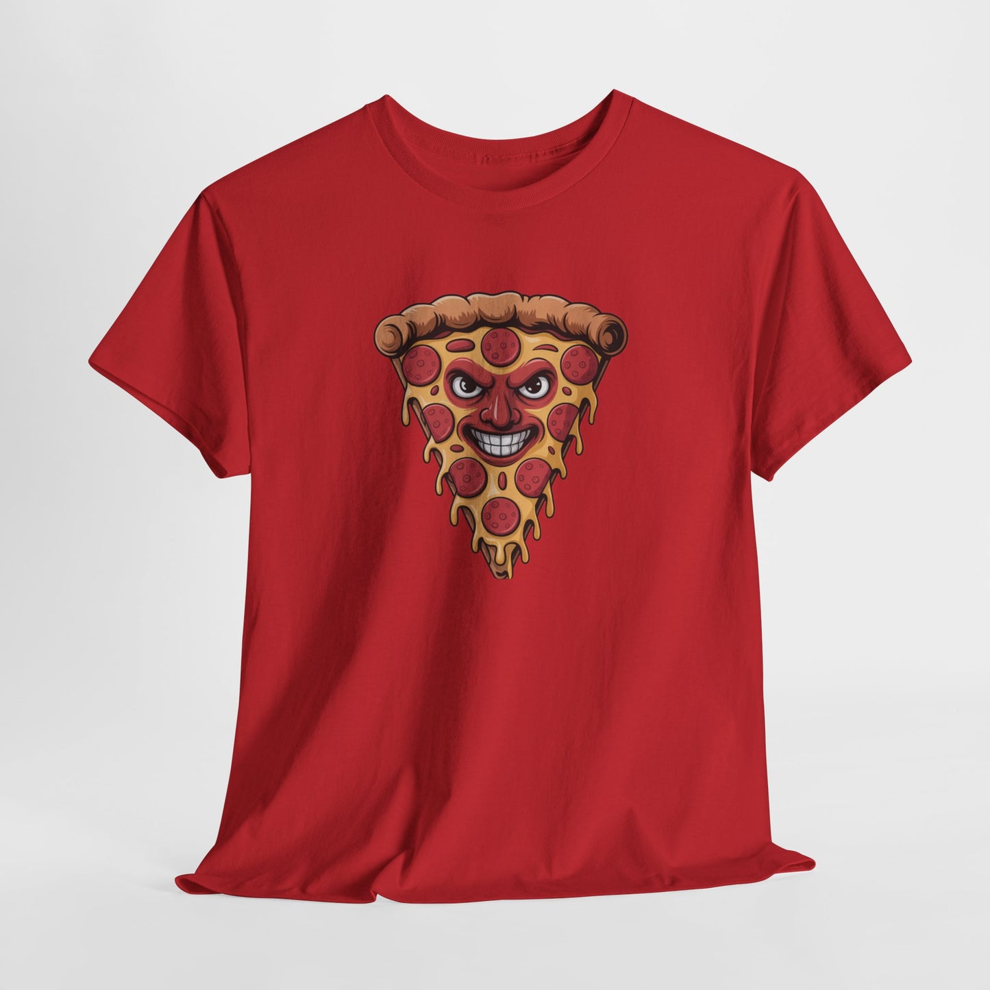 Pizza Lover Unisex Heavy Cotton Tee | Fun Foodie Shirt, Casual Wear, Gift for Foodies, Pizza Party, Food-Themed Apparel