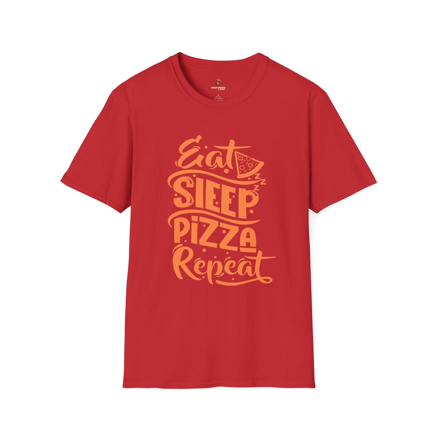 Funny Eat Sleep Pizza Repeat Unisex Softstyle T-Shirt