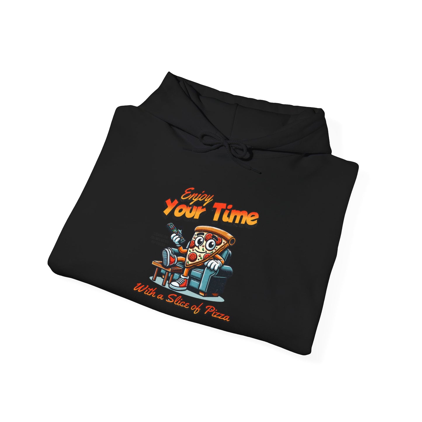 Funny Retro Graphic Hoodie - "Enjoy Your Time"