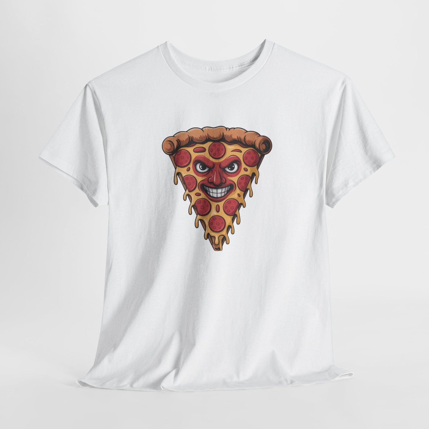 Pizza Lover Unisex Heavy Cotton Tee | Fun Foodie Shirt, Casual Wear, Gift for Foodies, Pizza Party, Food-Themed Apparel