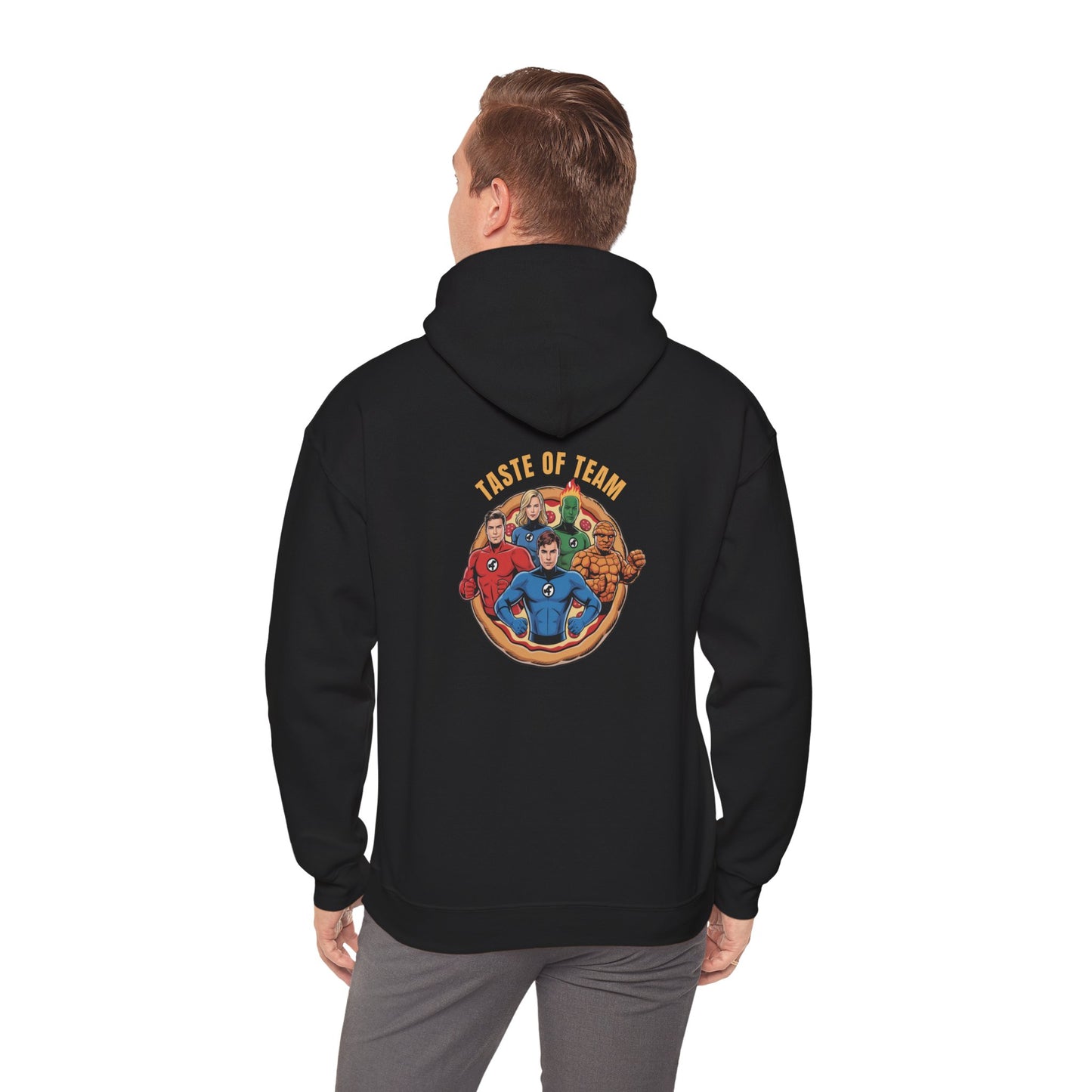 Taste of Team – Fantastic Four Pizza Unity Hoodie