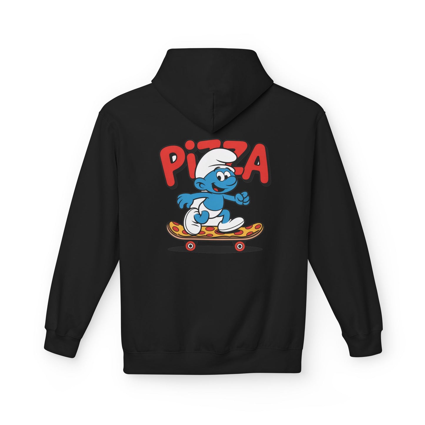 Pizza Skateboard Smurf Hoodie