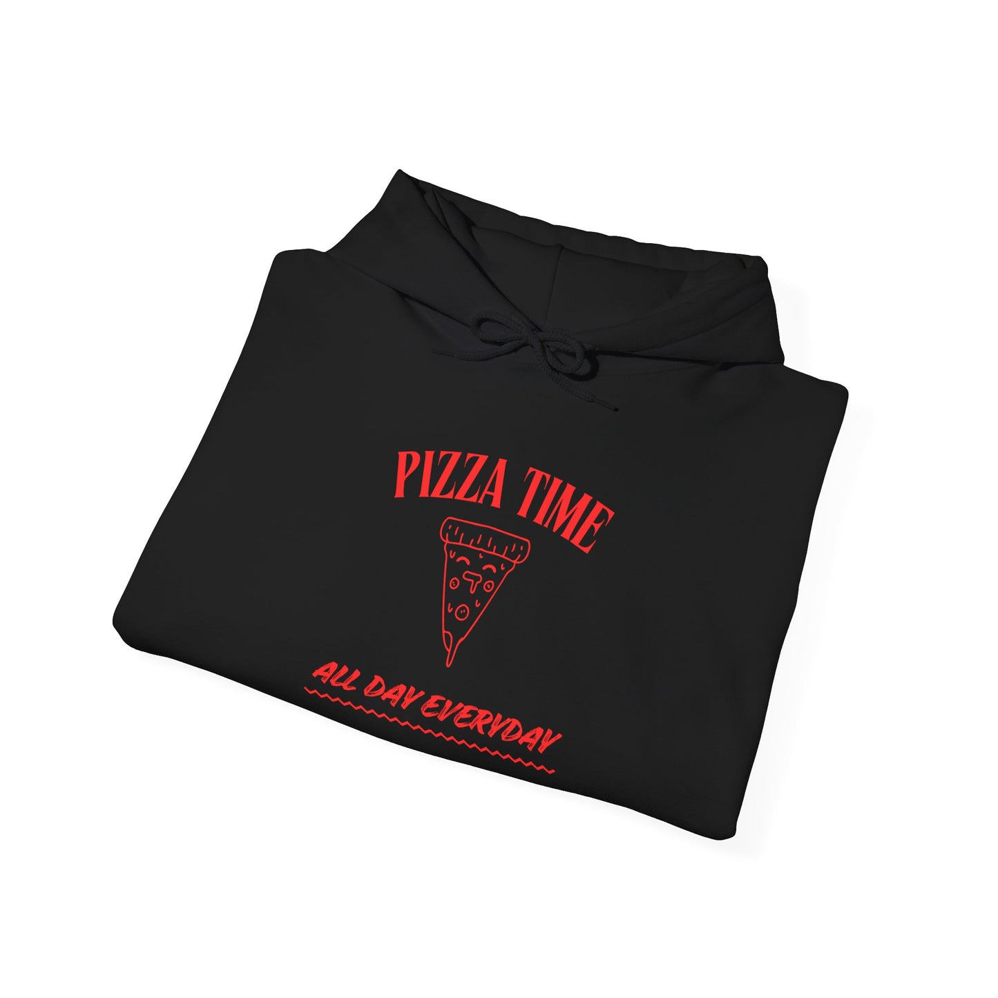 Pizza Time Hooded Sweatshirt - Unisex Comfort for Pizza Lovers
