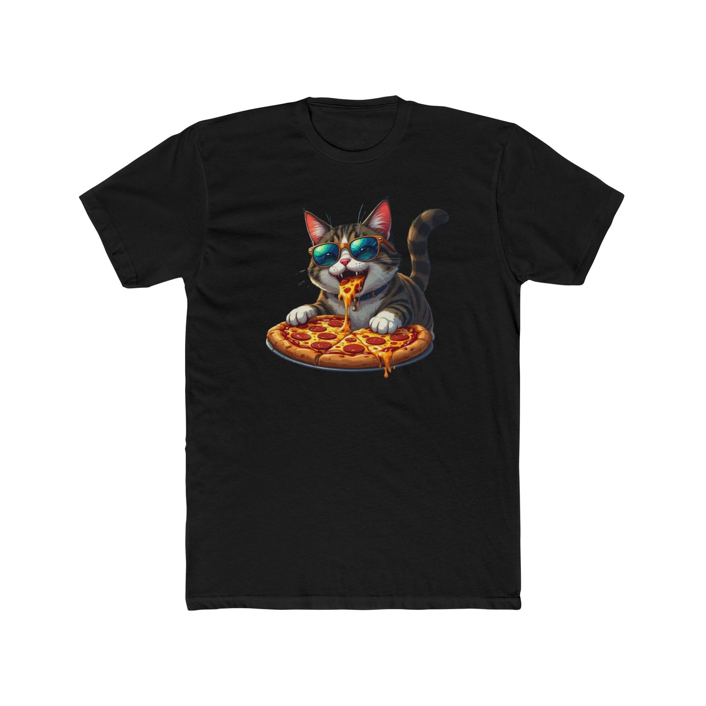 Cool Cat Pizza Lover Tees