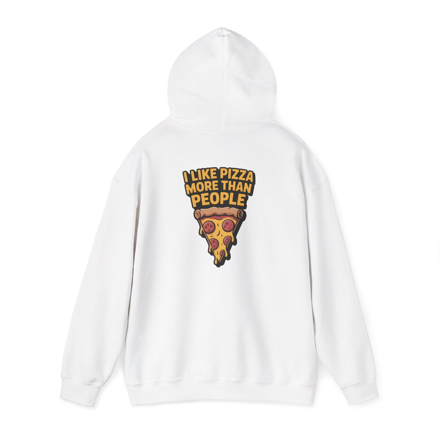I Like Pizza More Than People – Sarcastic Slice Hoodie