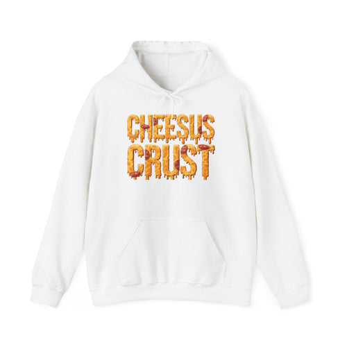Cheesus Crust Unisex Heavy Blend™ Hoodie - Fun Pizza Design for Food Lovers