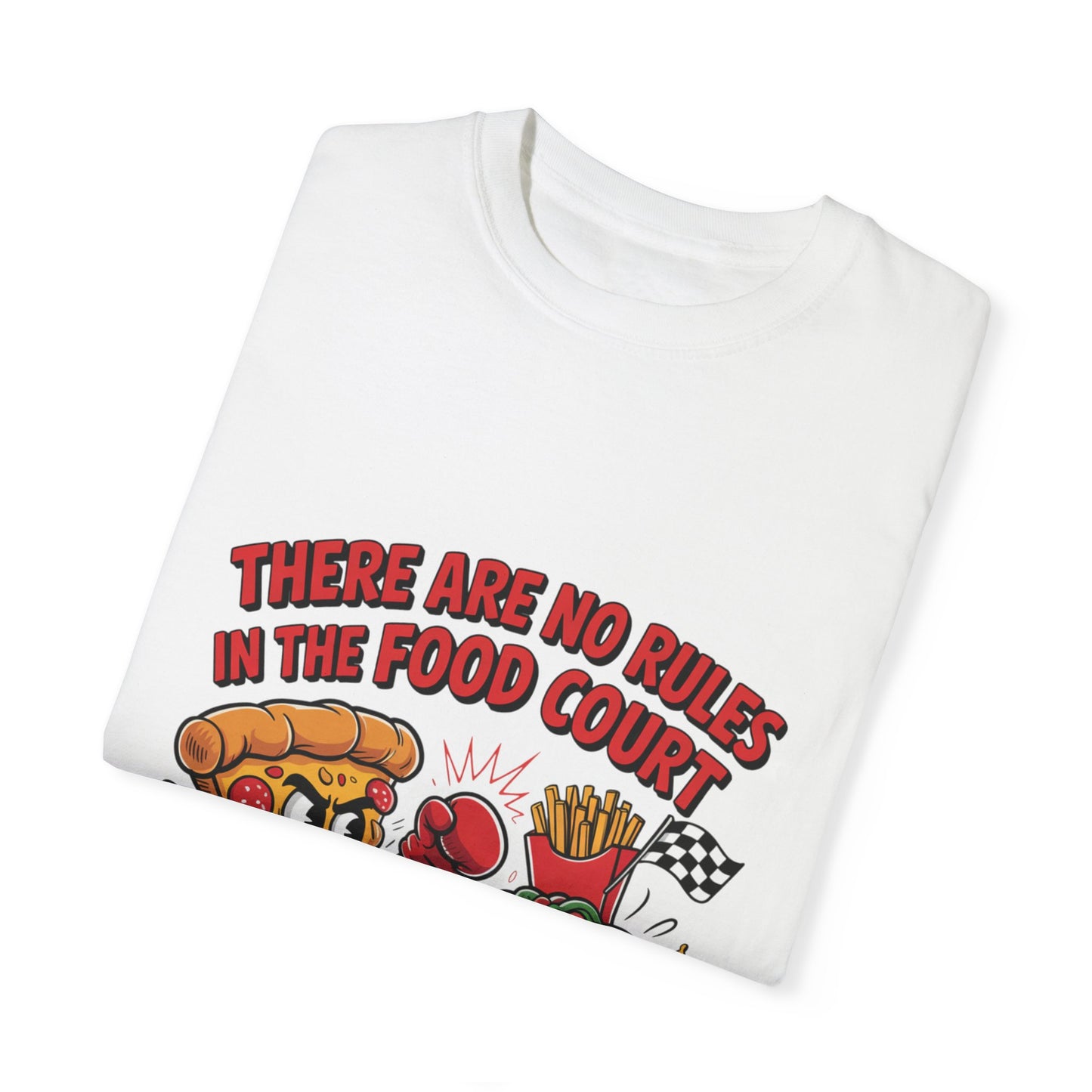 Food Court Fun Unisex T-Shirt - "There Are No Rules" Graphic Tee