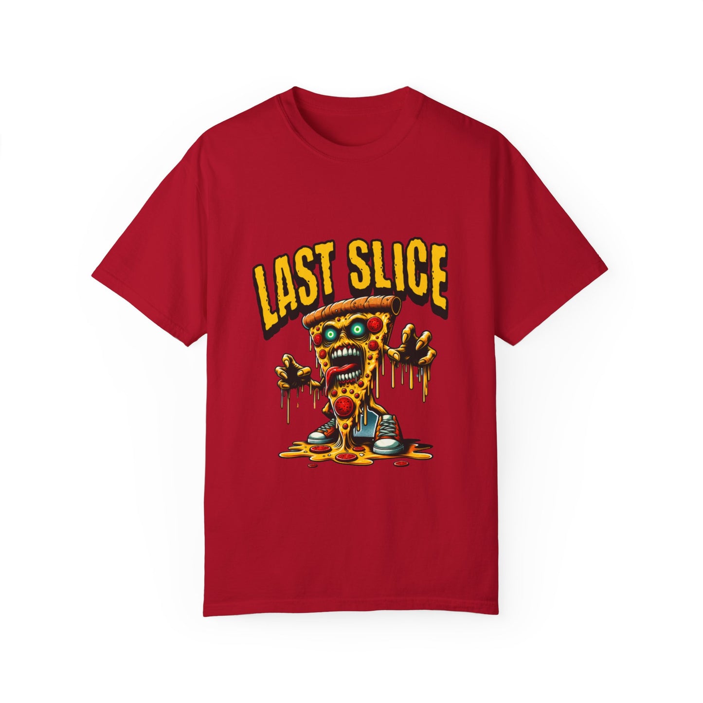 Unisex Last Slice Zombie T-Shirt - Perfect for Pizza Lovers & Horror Fans