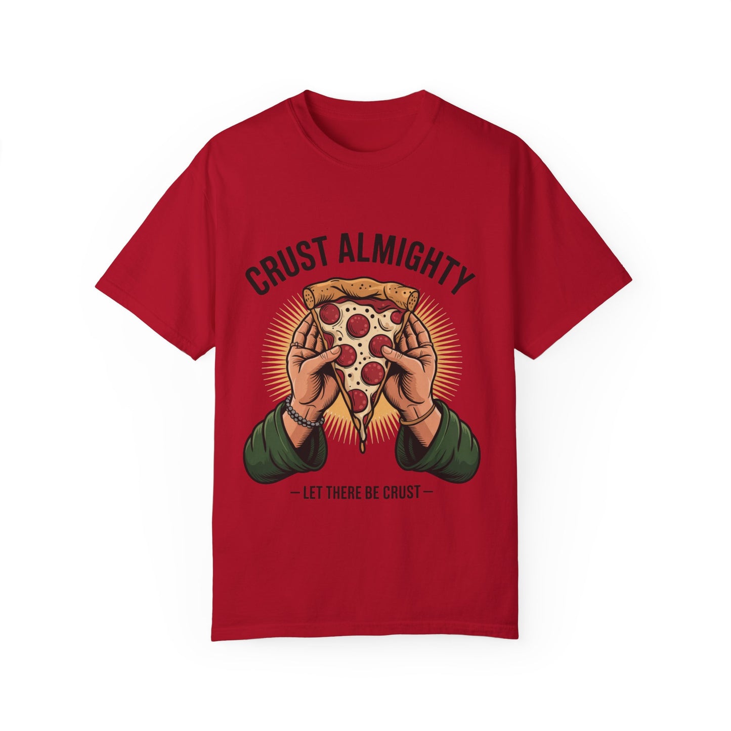 Unisex T-Shirt - Crust Almighty Pizza Graphic Tee