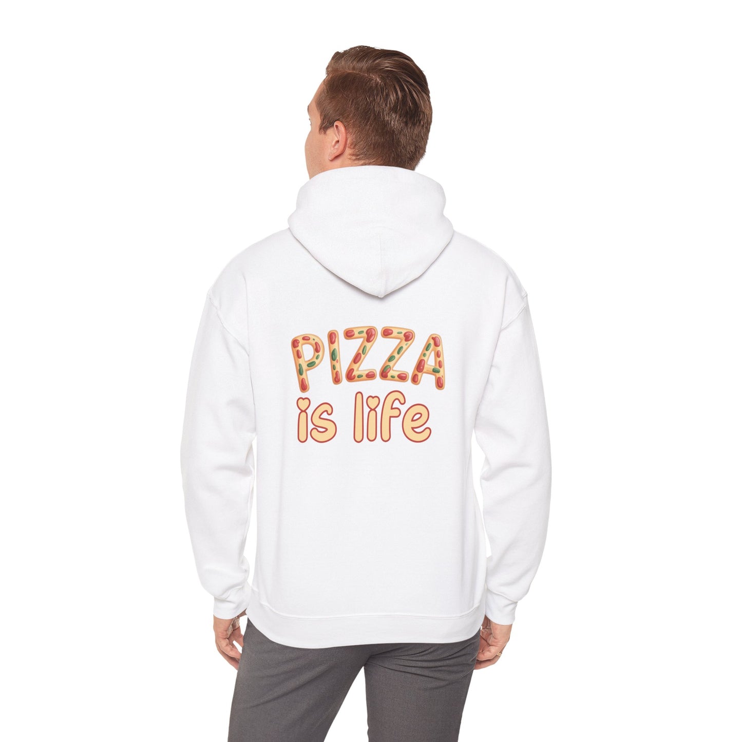 Pizza Is Life – Simple Slice Statement Hoodie