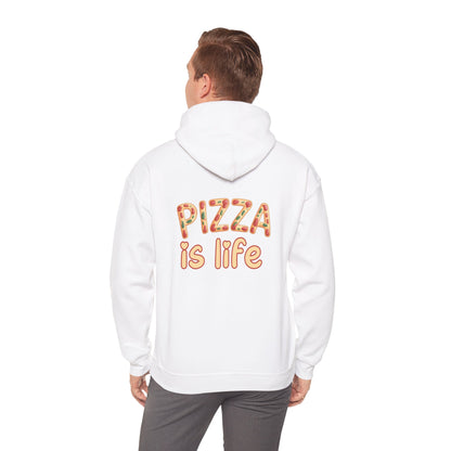 Pizza Is Life – Simple Slice Statement Hoodie