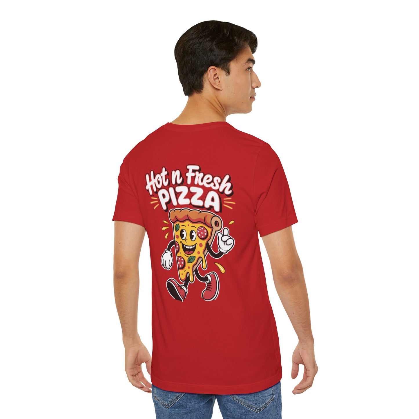 Fun Pizza Graphic Tee, Casual Wear, Foodie Gift, Funny T-Shirt, Pizza Lovers Apparel, Summer Style
