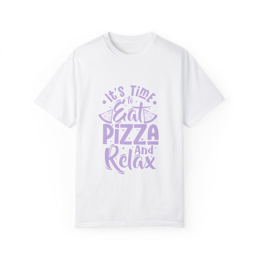 Relaxing Pizza Lovers Unisex T-shirt - Eat Pizza and Relax Design