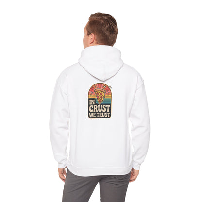 Pizza Lovers Unisex Hoodie - 'In Crust We Trust' Sweatshirt, Cozy Fashion, Gift for Foodies, Casual Wear, Snuggle Up Style