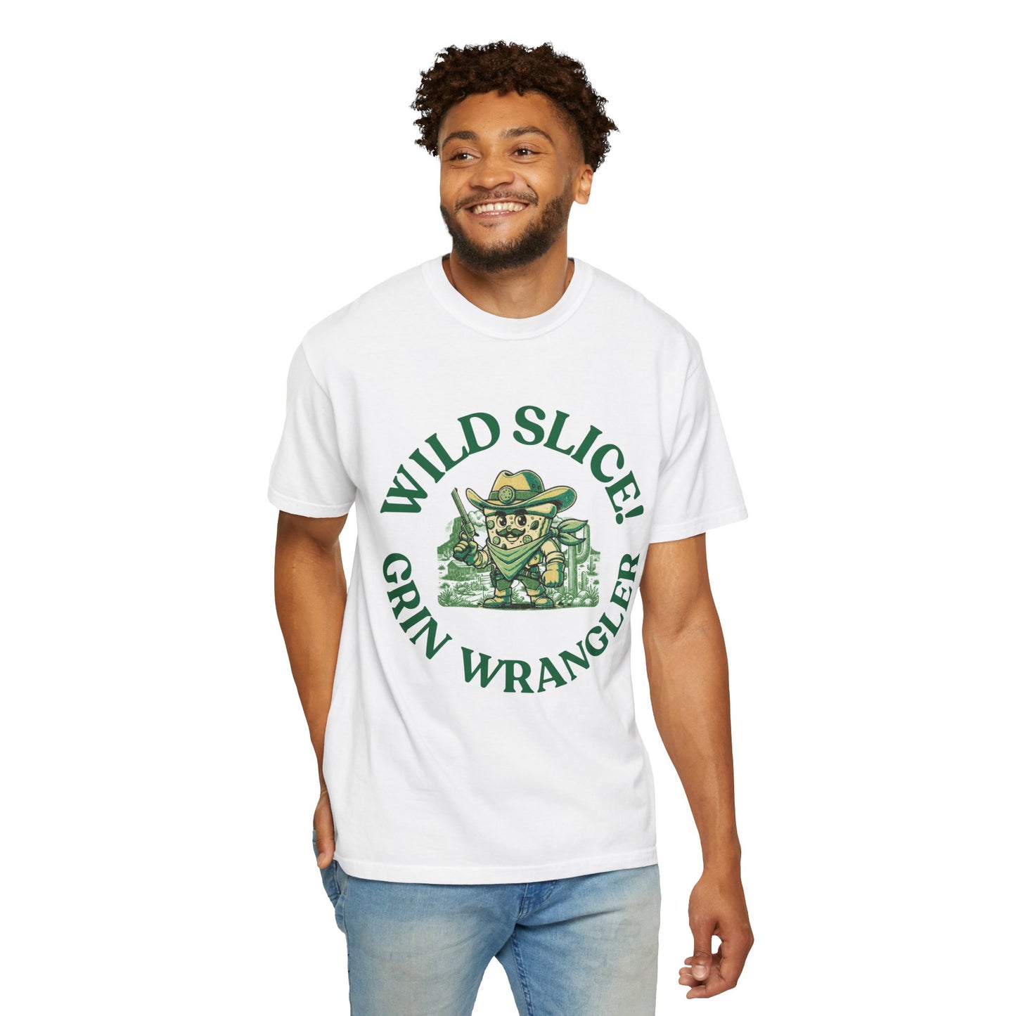 Wild Slice Grin Wrangler Unisex Garment-Dyed T-shirt