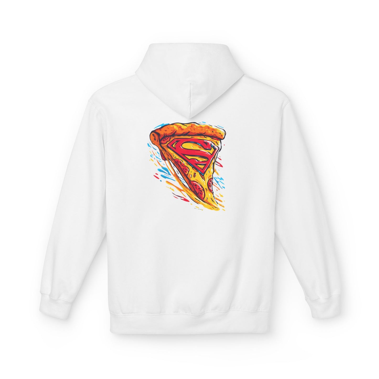 Pizza Superhero Fleece Hoodie