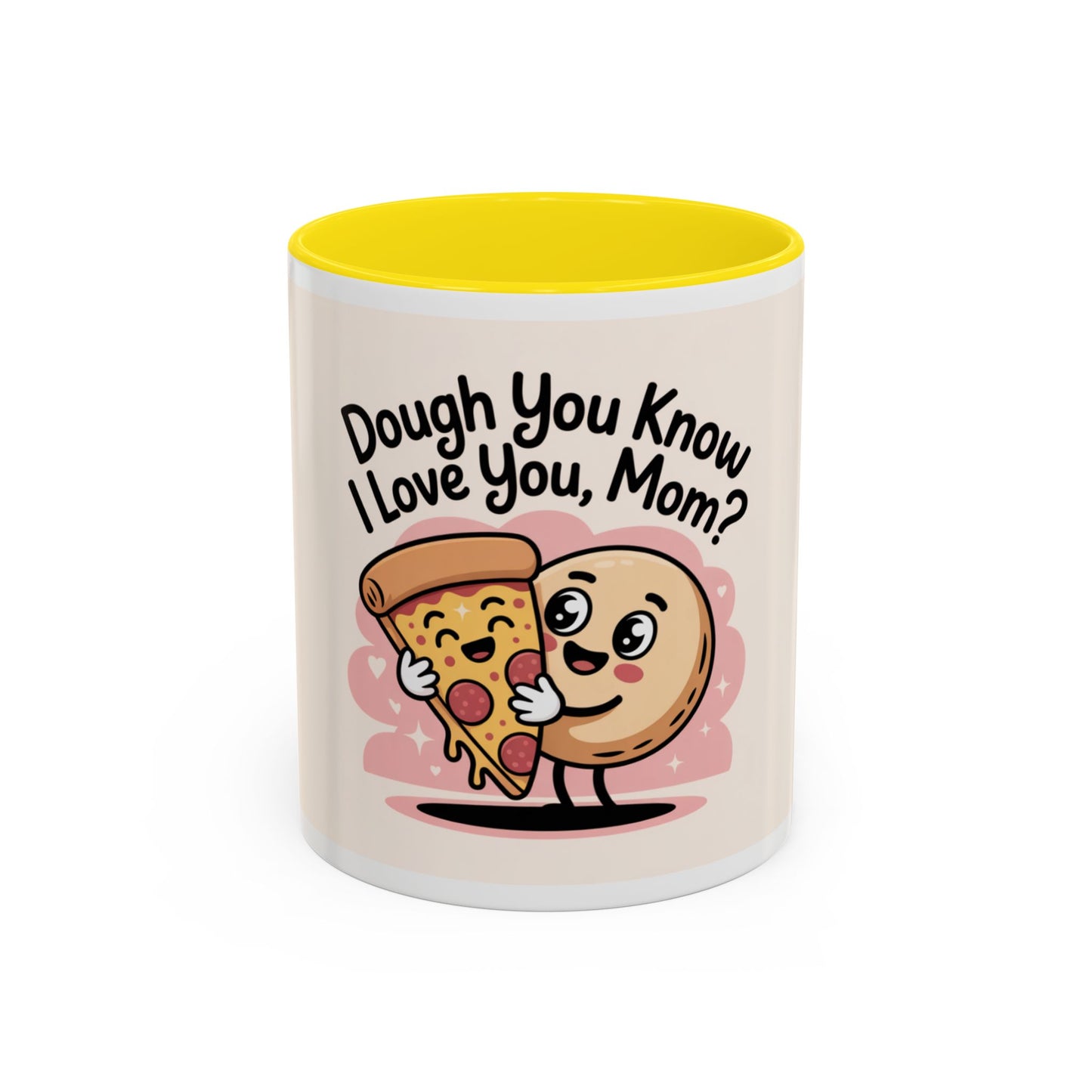 Cute Pizza & Doughnut Coffee Mug for Mother's Day