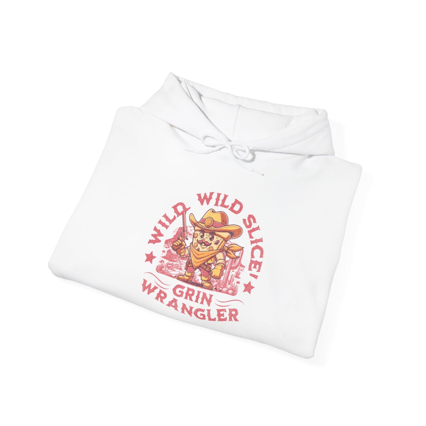 Wild Slice Grin Wrangler Hoodie - Unisex Heavy Blend Sweatshirt