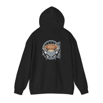 Pizza Bandits Hooded Sweatshirt with Colorful Design - Perfect for Casual Outings