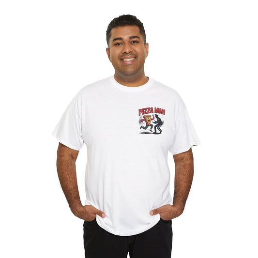 Fun Pizza Man Graphic Tee - Unisex Casual Wear, Foodie Gift, Unique T-Shirt, Trendy Outfit, Holiday Apparel