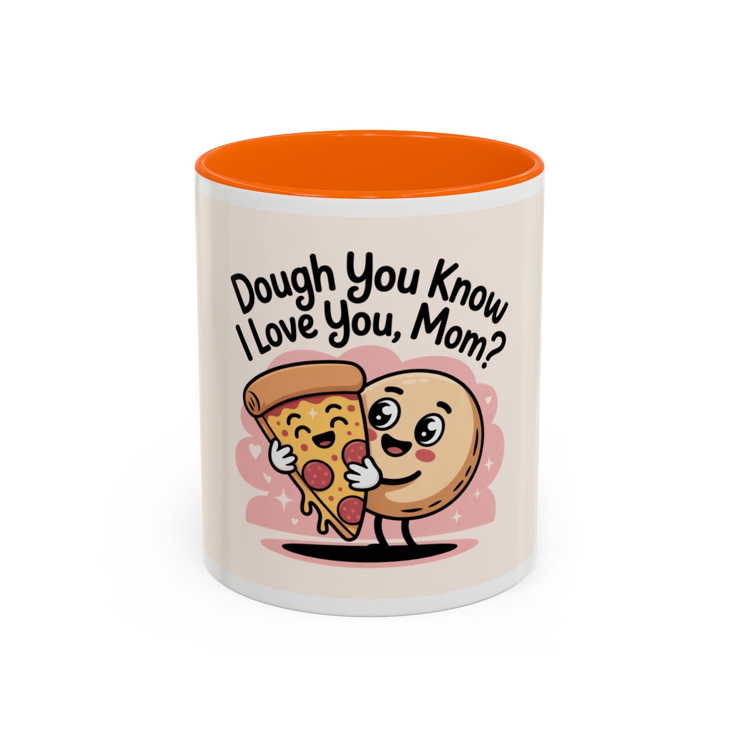 Cute Pizza & Doughnut Coffee Mug for Mother's Day
