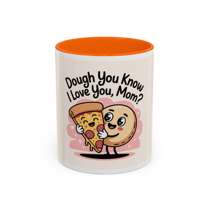Cute Pizza & Doughnut Coffee Mug for Mother's Day