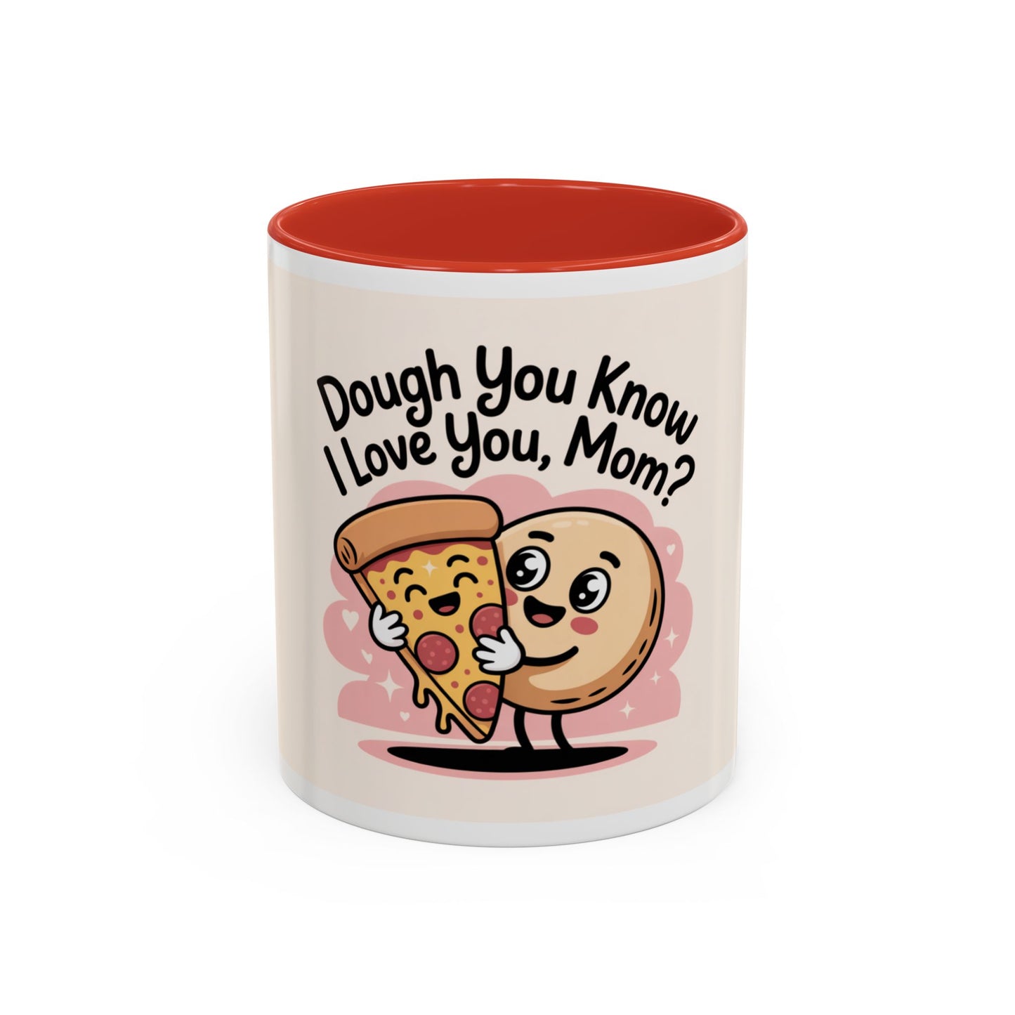 Cute Pizza & Doughnut Coffee Mug for Mother's Day