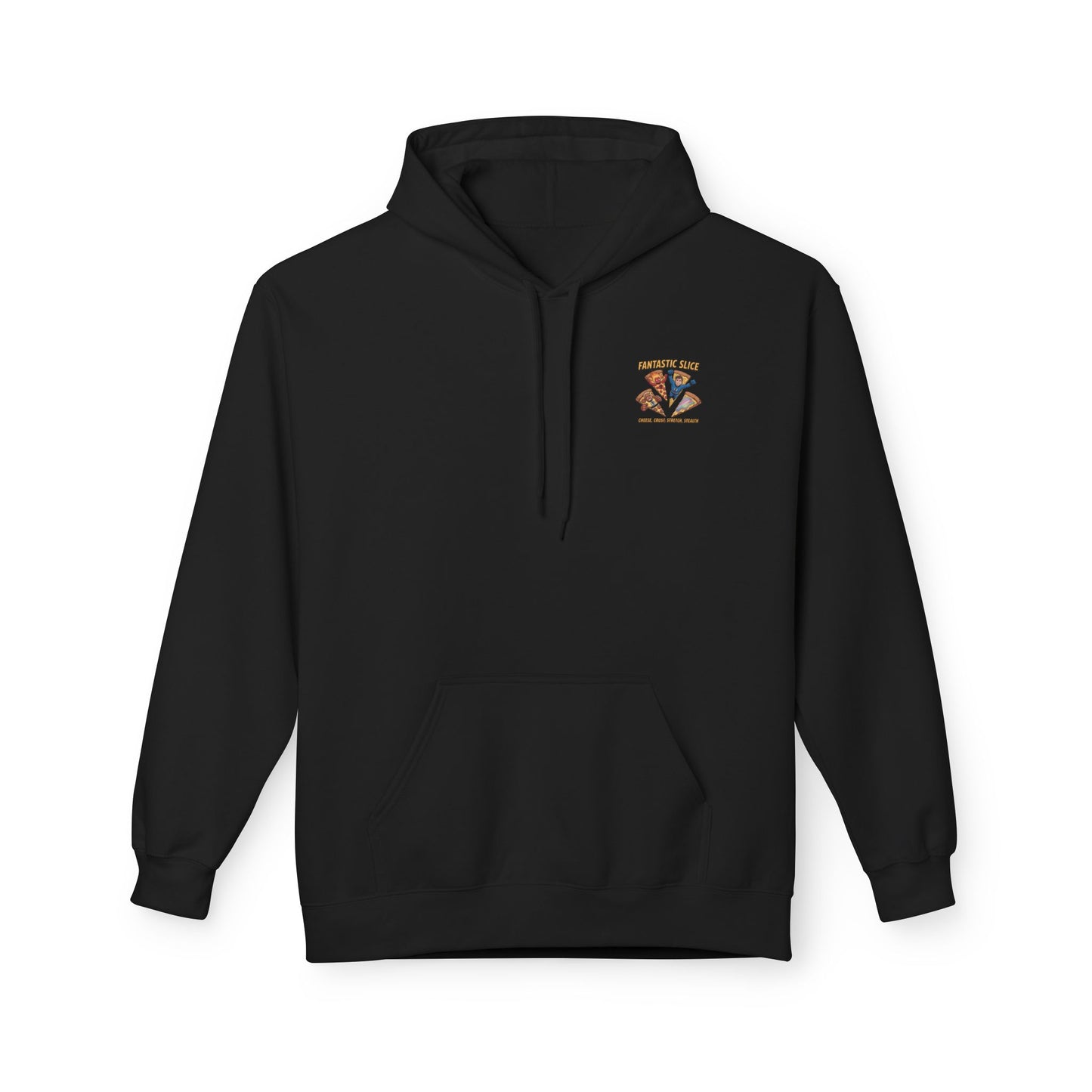 Fantastic Slice – Cheese, Crust, Stretch, Stealth Hoodie