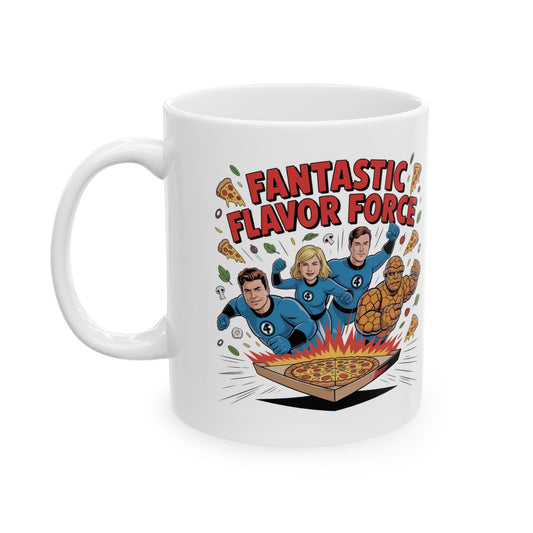 Fantastic Flavor Force – Full Squad Pizza Power Mug