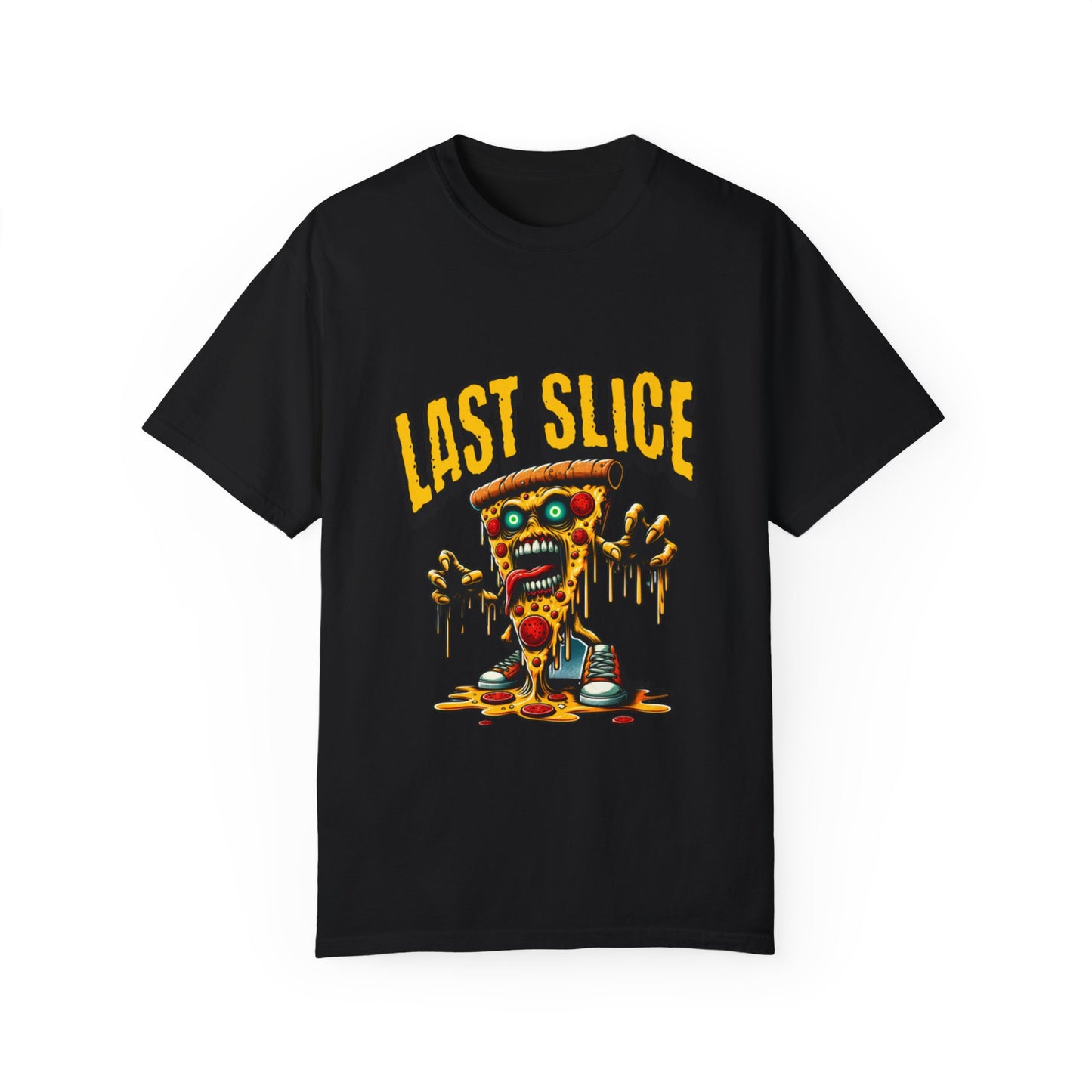 Unisex Last Slice Zombie T-Shirt - Perfect for Pizza Lovers & Horror Fans