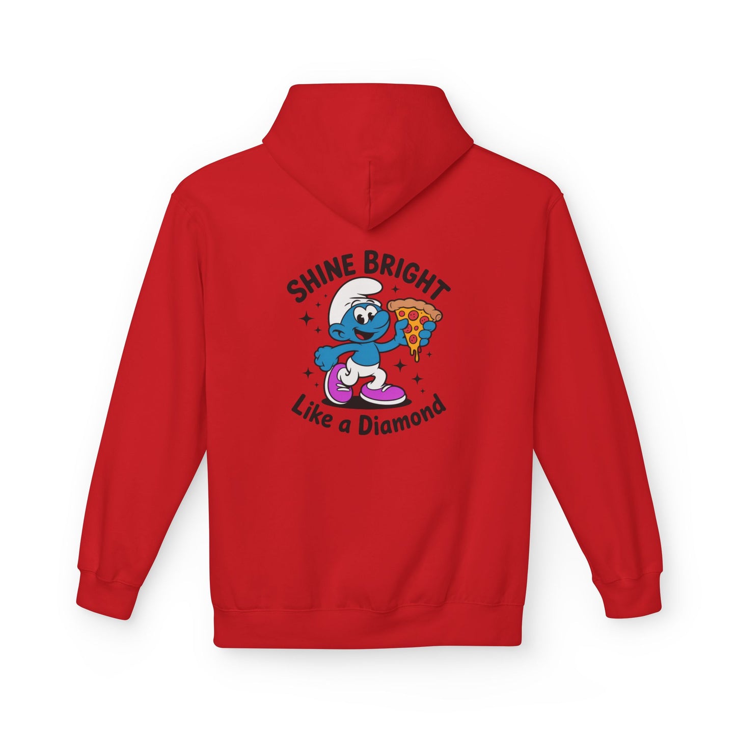 Shine Bright Like a Diamond Pizza Smurf Hoodie - Unisex
