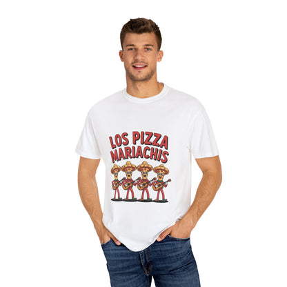 Los Pizza Mariachis T-shirt – Fun Unisex Garment-Dyed Tee for Music Lovers