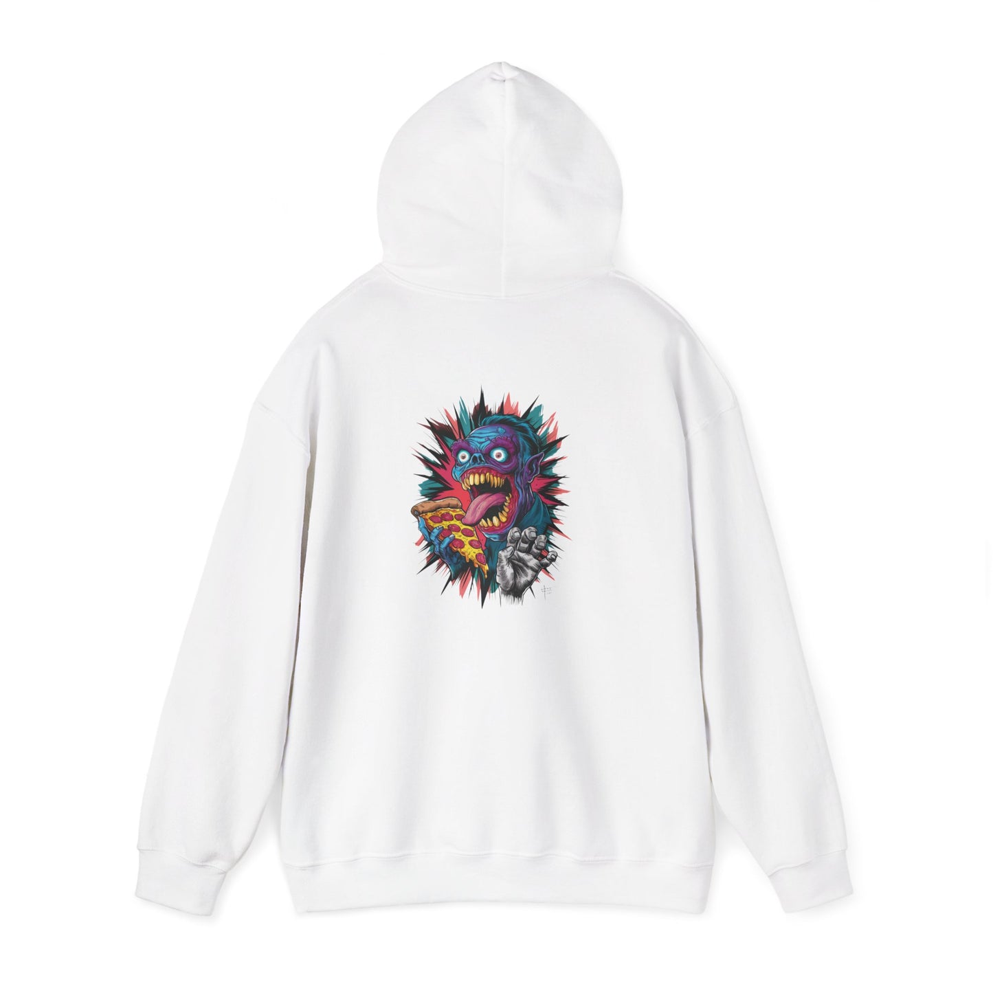 Funky Graphic Hoodie, Unisex Heavy Blend™ Sweatshirt With Unique Design, Cozy Streetwear, Casual Gift, Creative Apparel