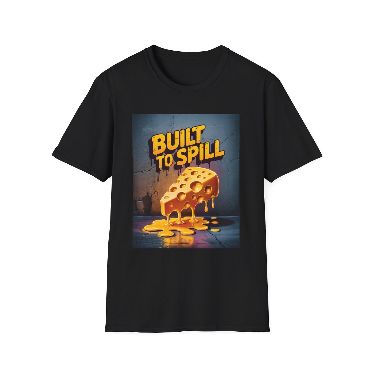 Built To Spill Unisex Softstyle T-Shirt - Fun Graphic Tee for Cheesy Humor Lovers