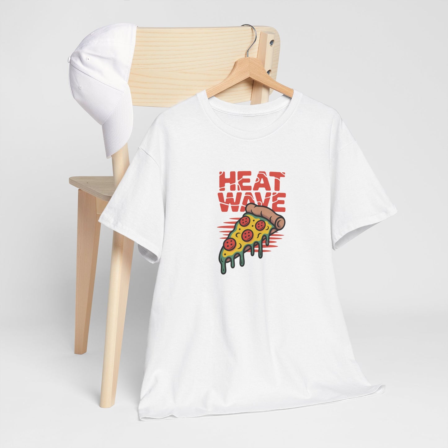 Pizza Lover's Heat Wave Tee - Unisex Casual Shirt, Summer Vibes T-Shirt, Gift for Foodies, Fun Summer Apparel, Comfortable Everyday Wear