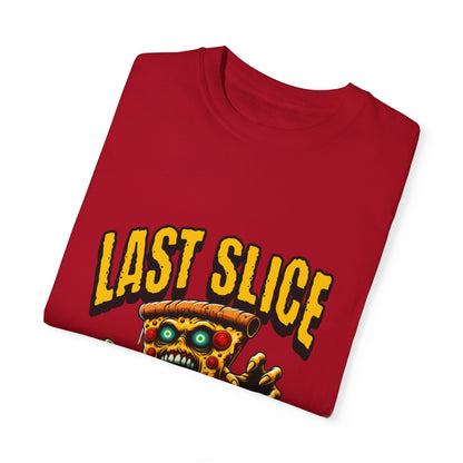 Unisex Last Slice Zombie T-Shirt - Perfect for Pizza Lovers & Horror Fans